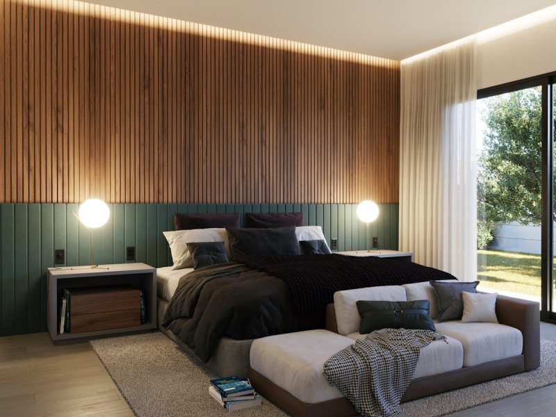 Een lattenwand doet meer voor je slaapkamer dan je denkt